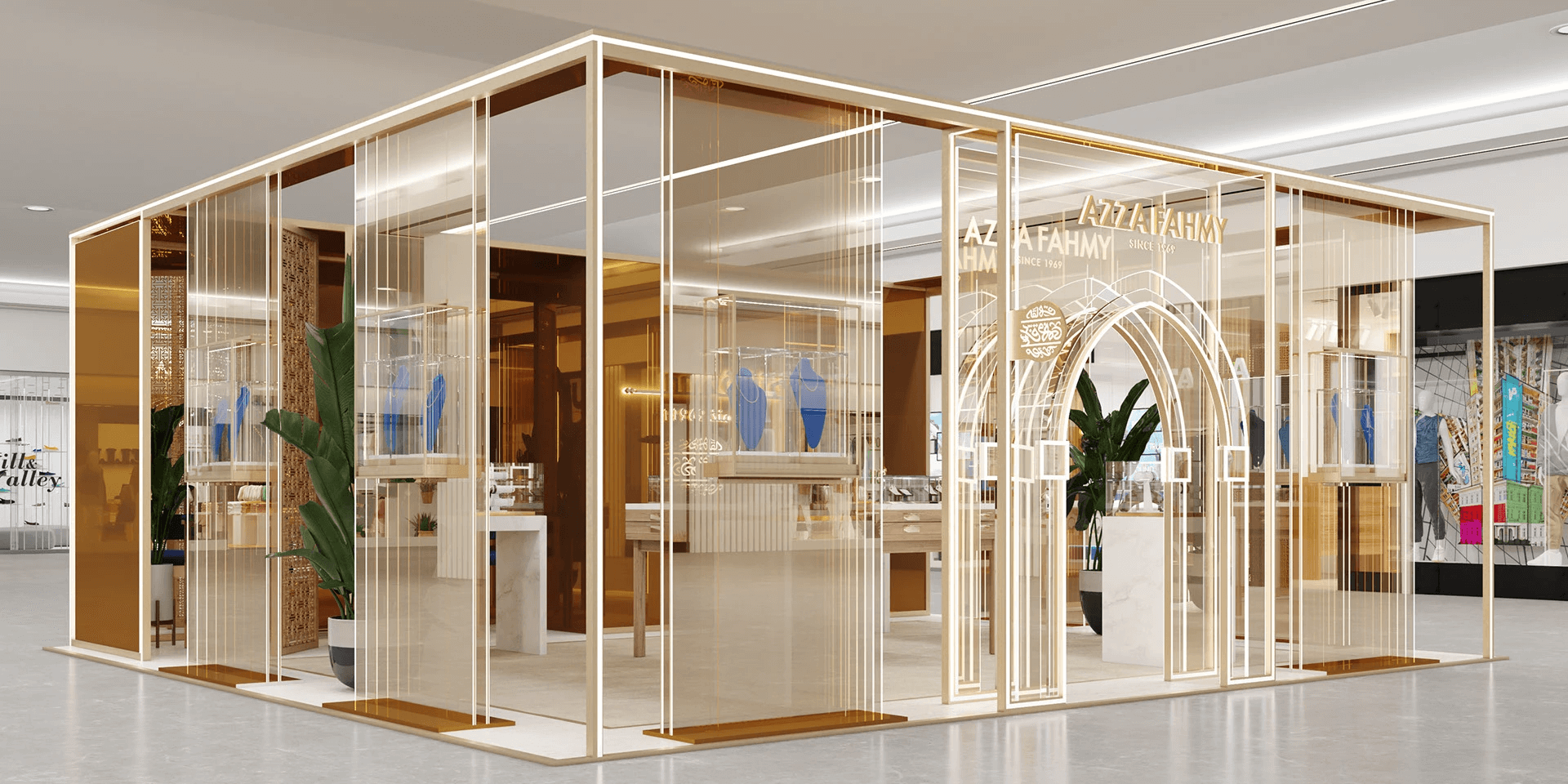 jewelry booth