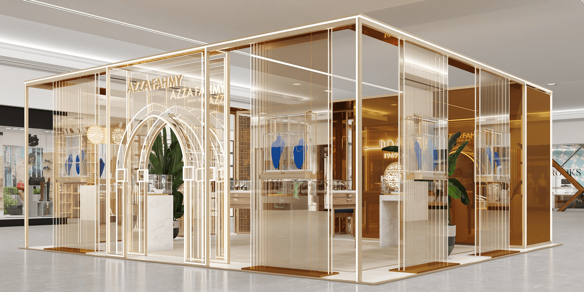 jewelry booth