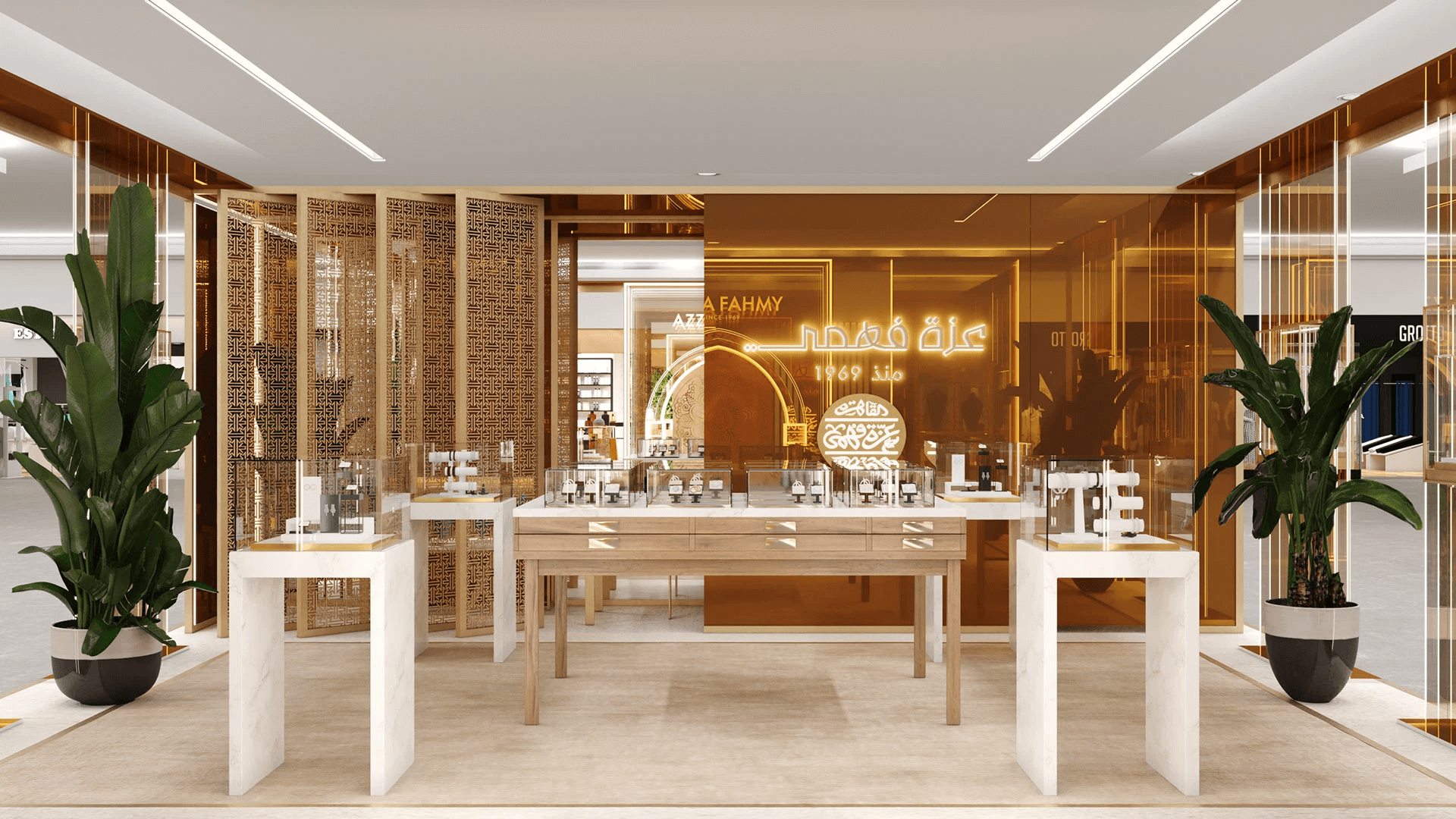 jewelry booth