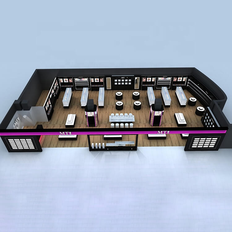 makeup interior store design