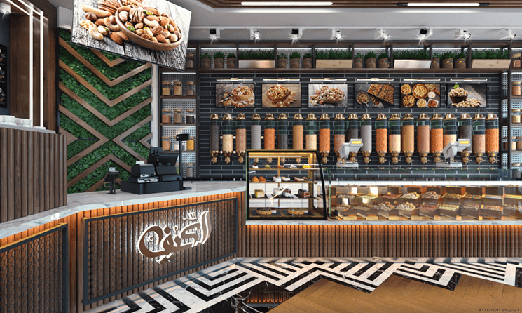 solid wood bar counter