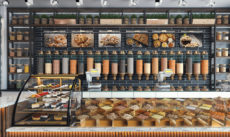 nut store design