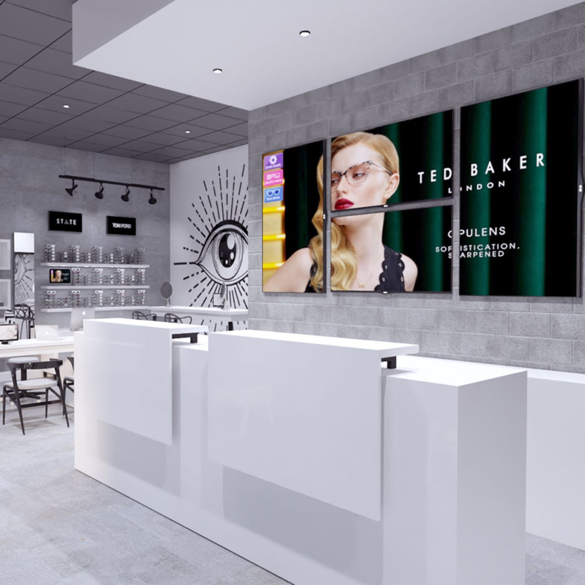 optical shop design