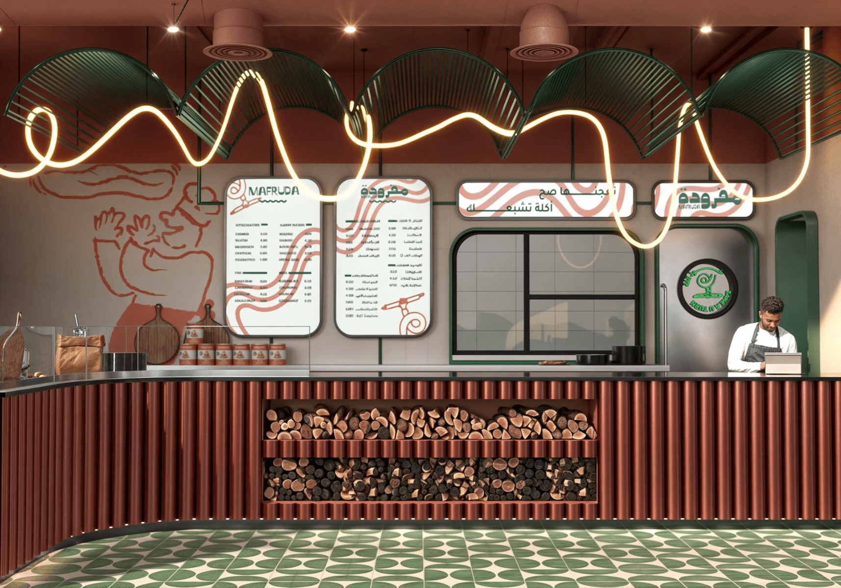 pastry counter