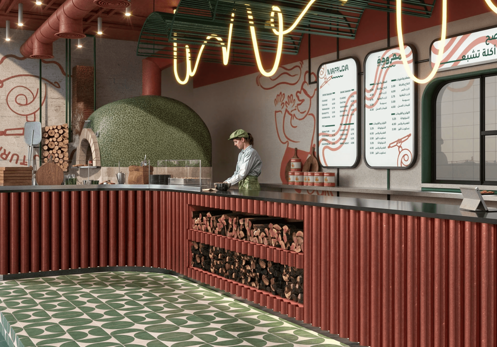 pastry counter