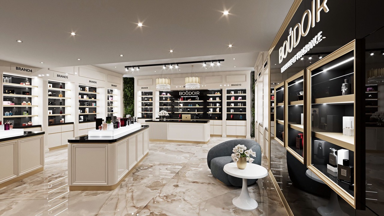 perfume shop design idea 