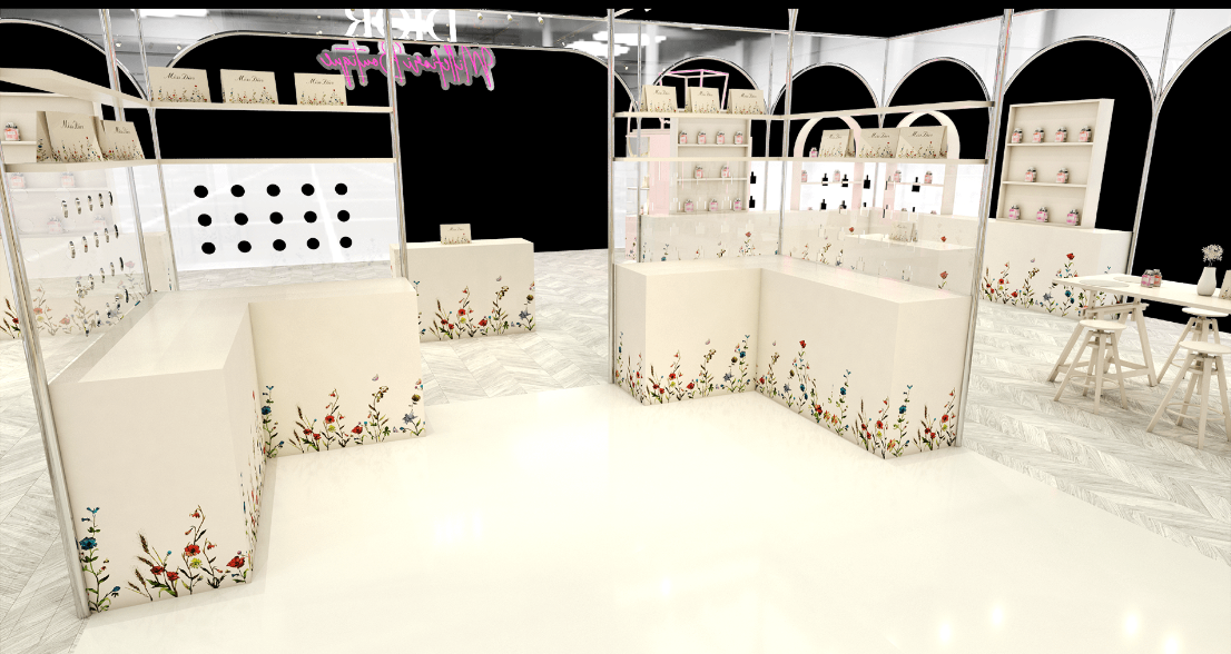 perfume shop kiosk