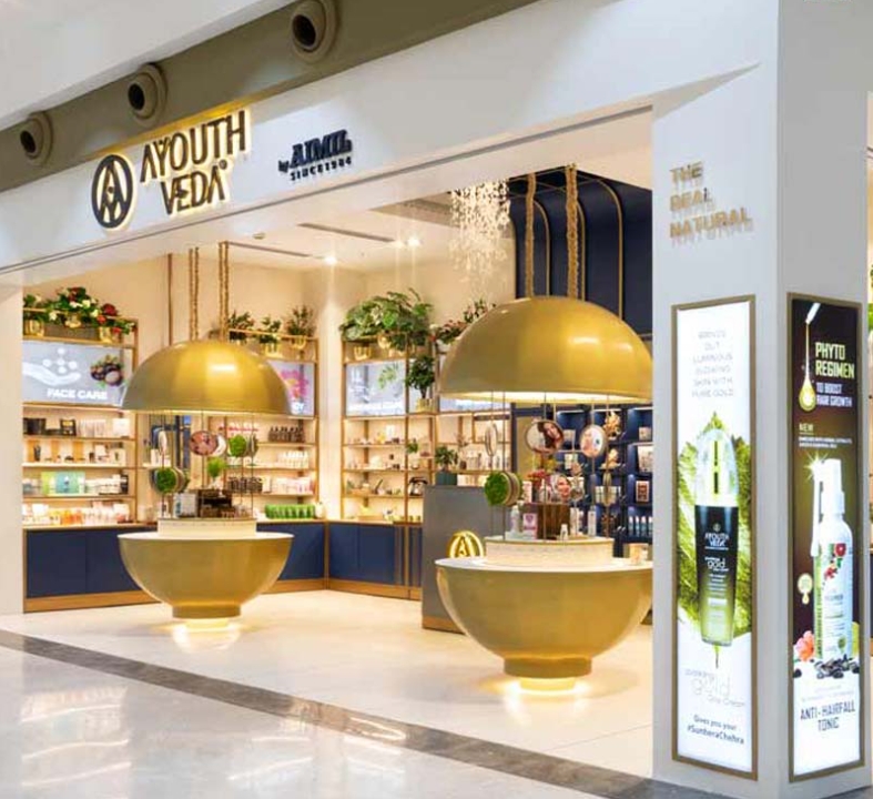 unique perfume display