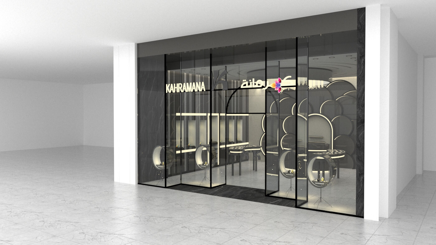 perfume display fixture