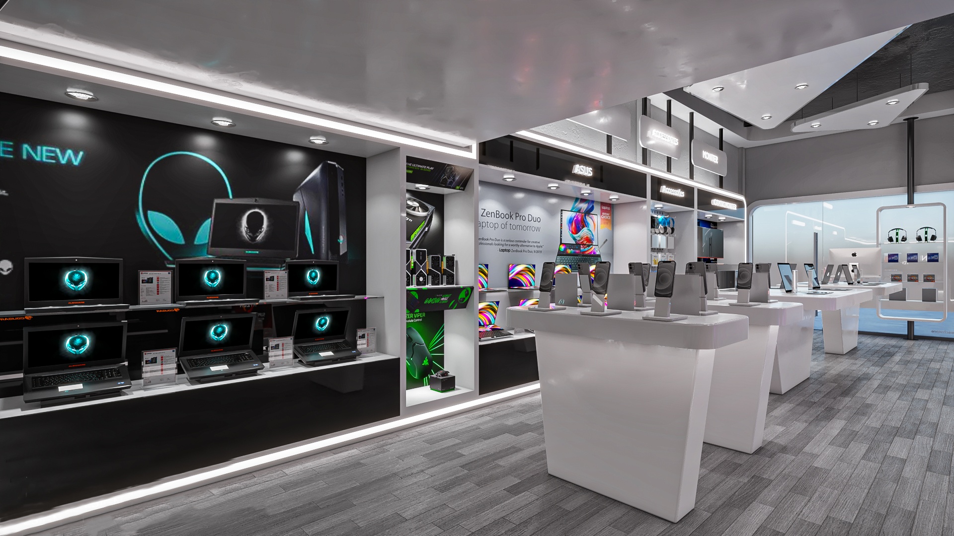 laptop retail shop