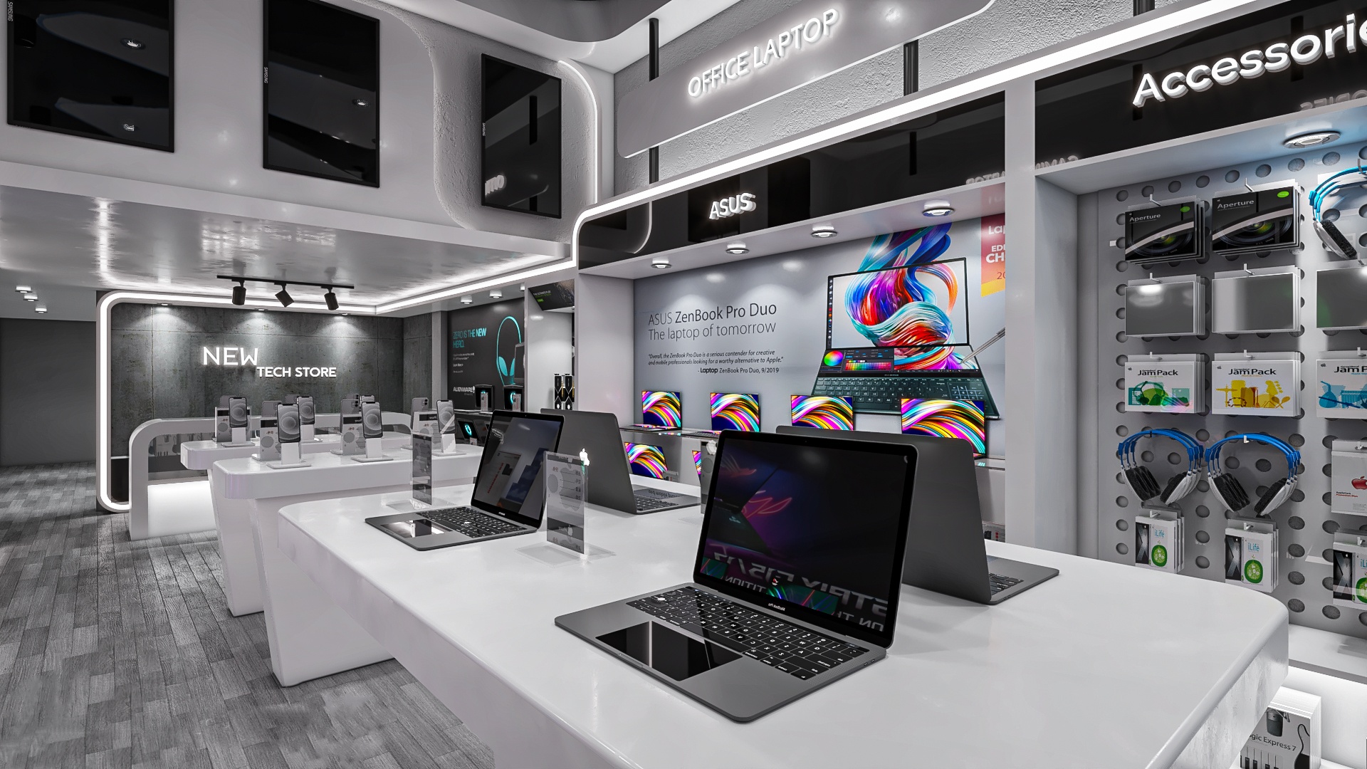 laptop retail shop