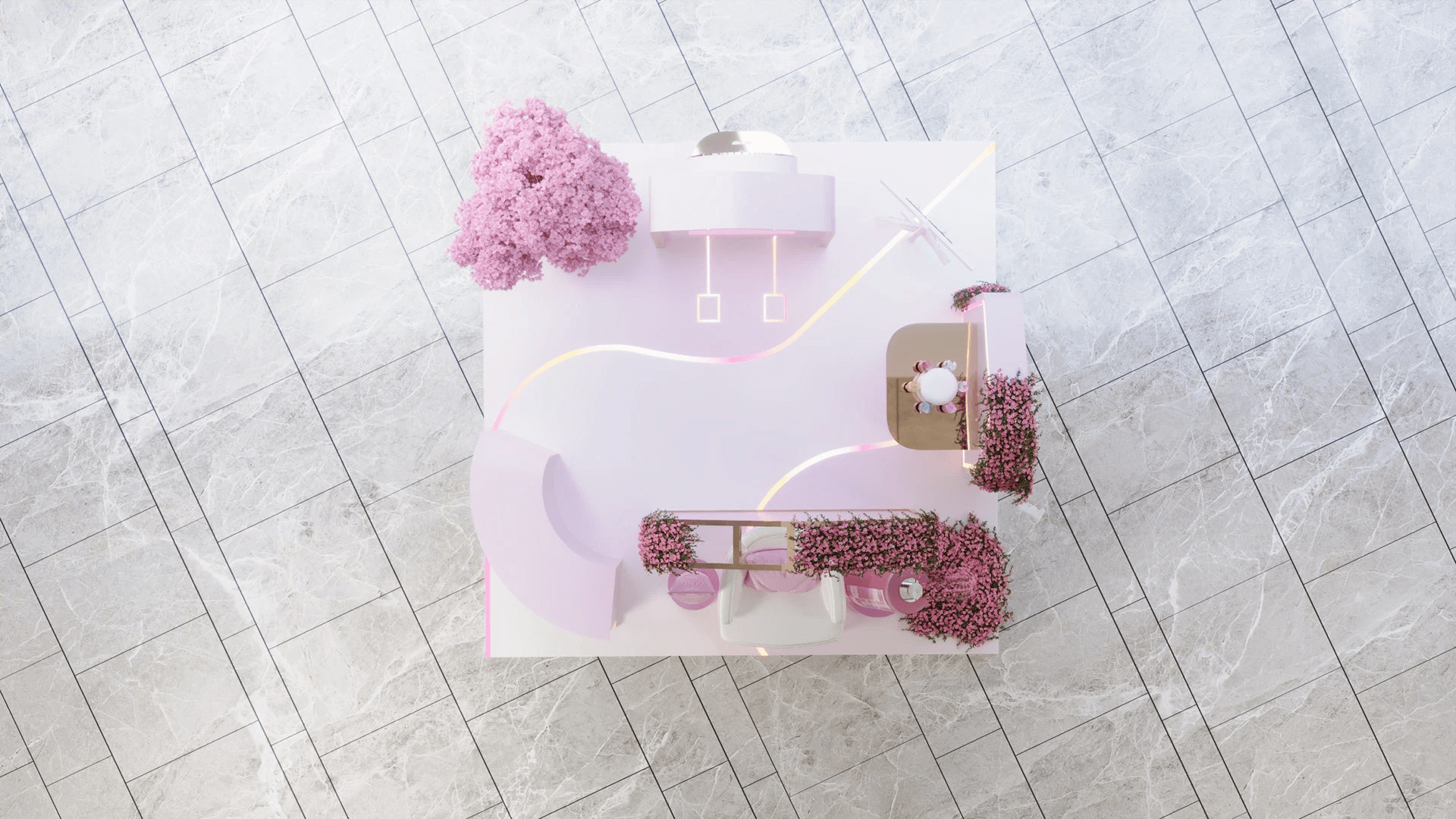 Pop-up Skincare-care Kiosk