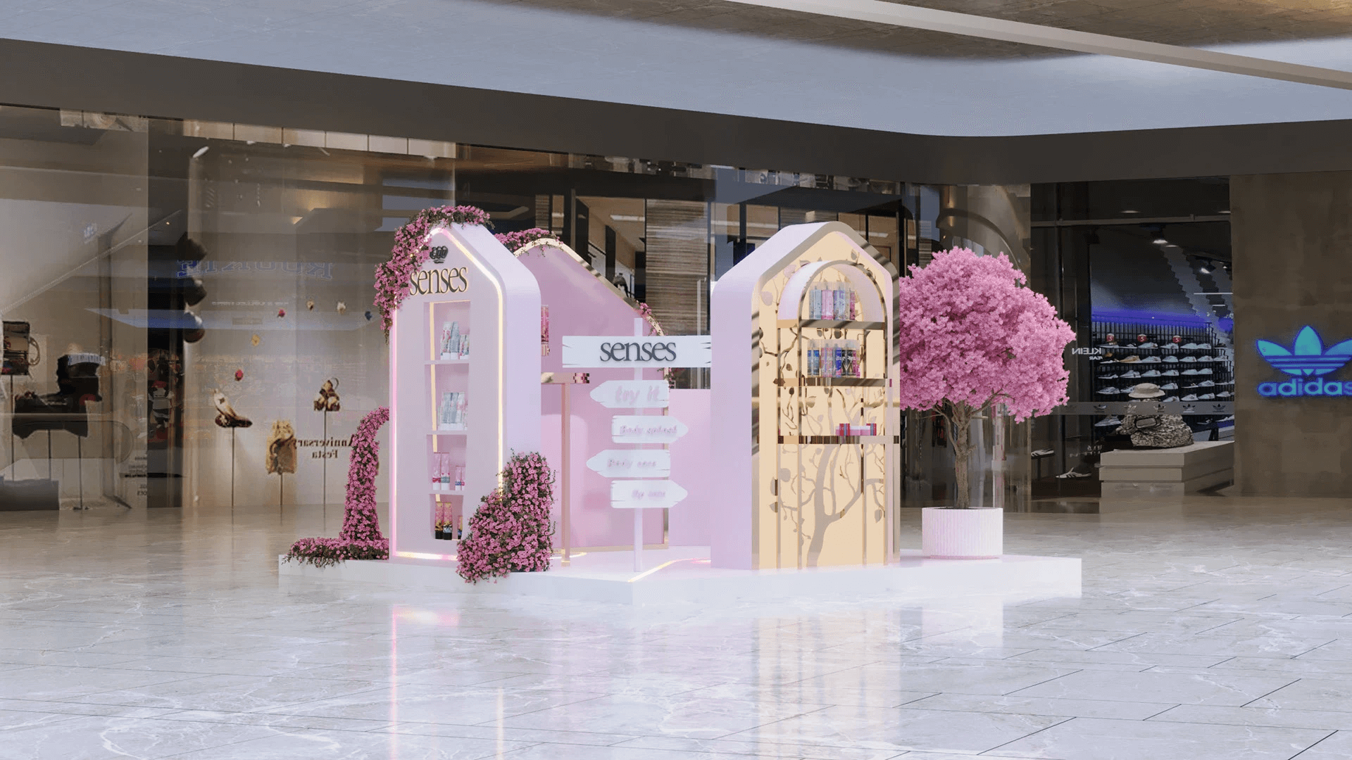 Pop-up Skincare-care Kiosk