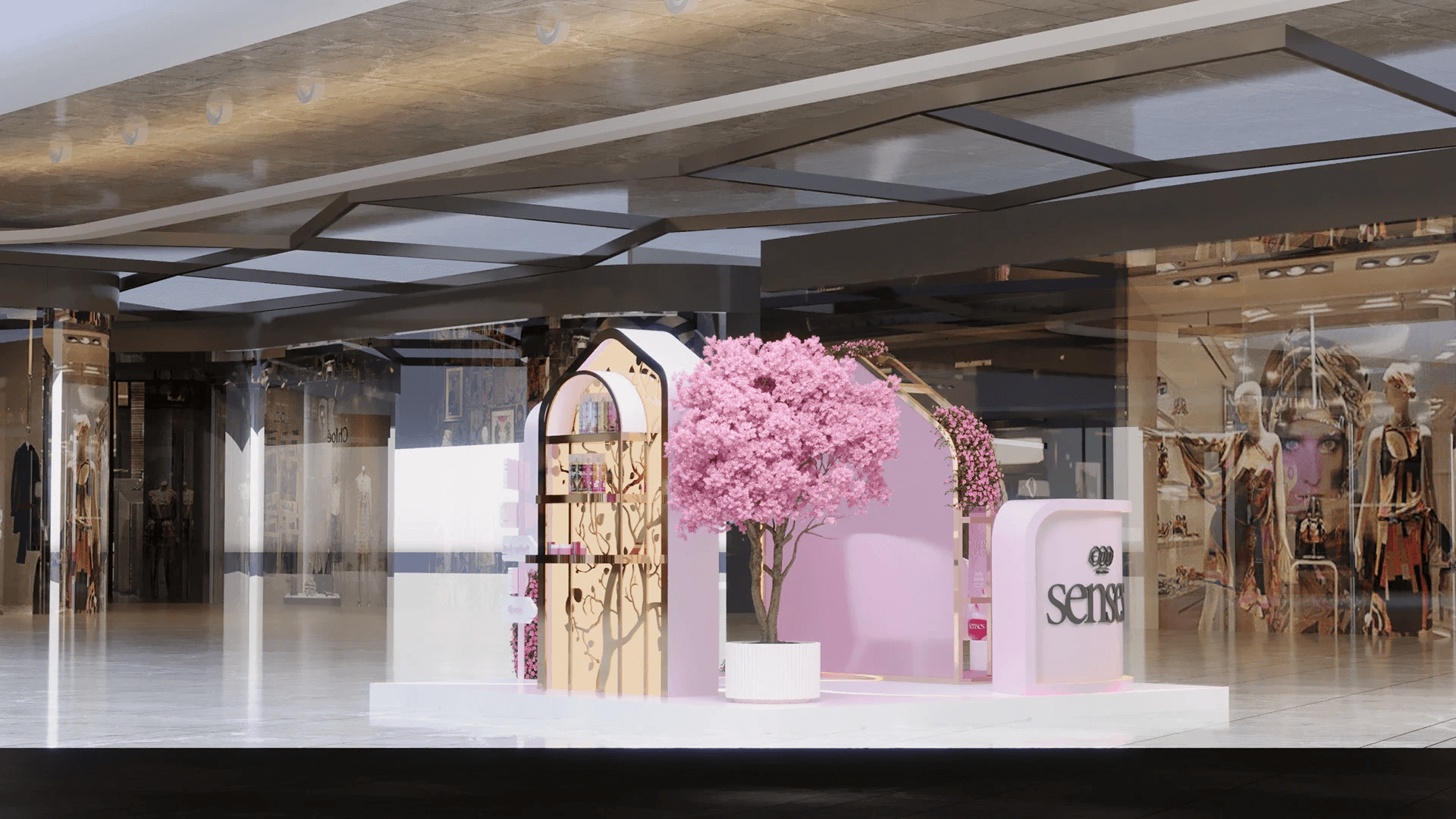 Pop-up Skincare-care Kiosk