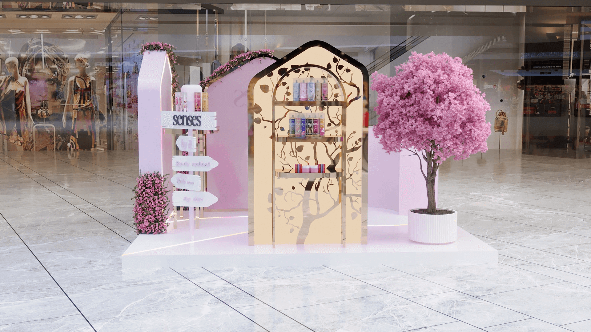 Pop-up Skincare-care Kiosk