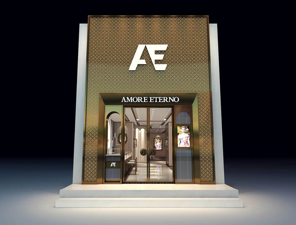 2-Storey Jewelry Store Interior Design