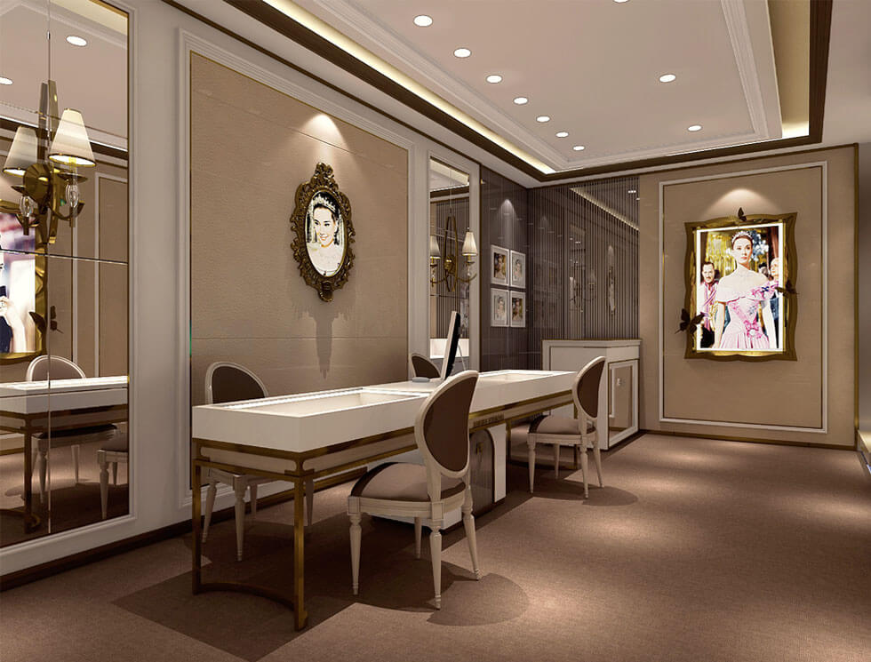 2-Storey Jewelry Store Interior Design