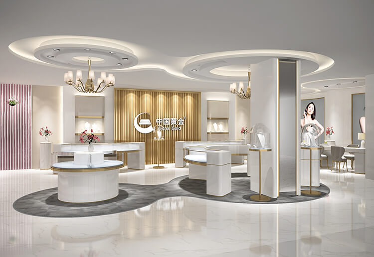 China Gold Jewelry Store Design