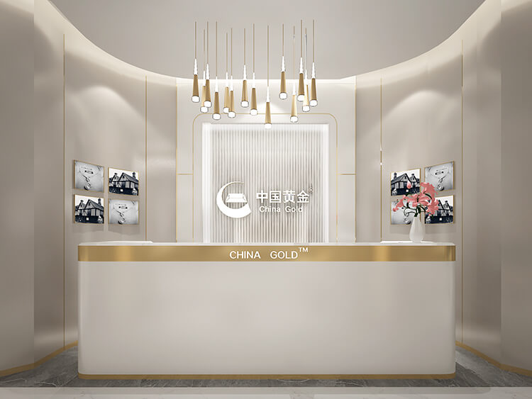 China Gold Jewelry Store Design