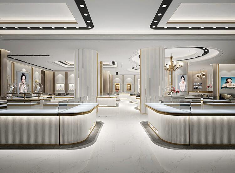 China Gold Jewelry Store Design