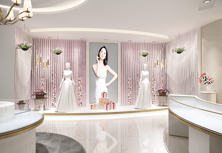 China Gold Jewelry Store Design