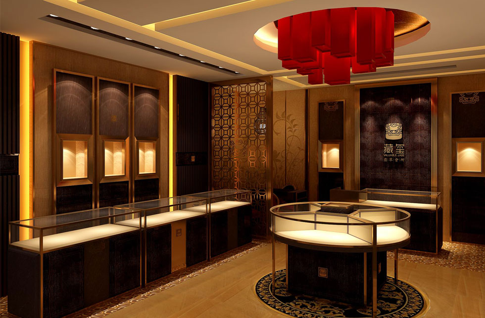 Chinese jewelry store design