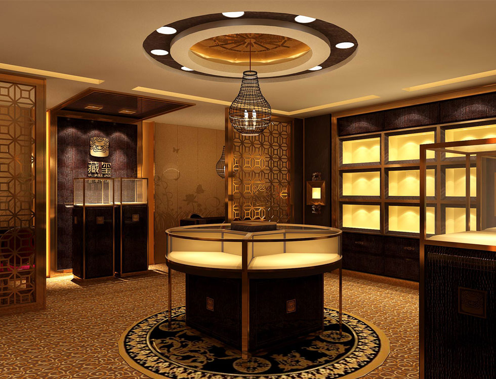 Chinese jewelry store design