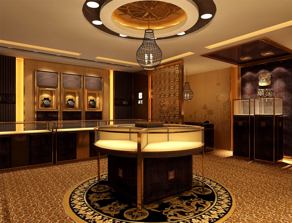 Chinese jewelry store design