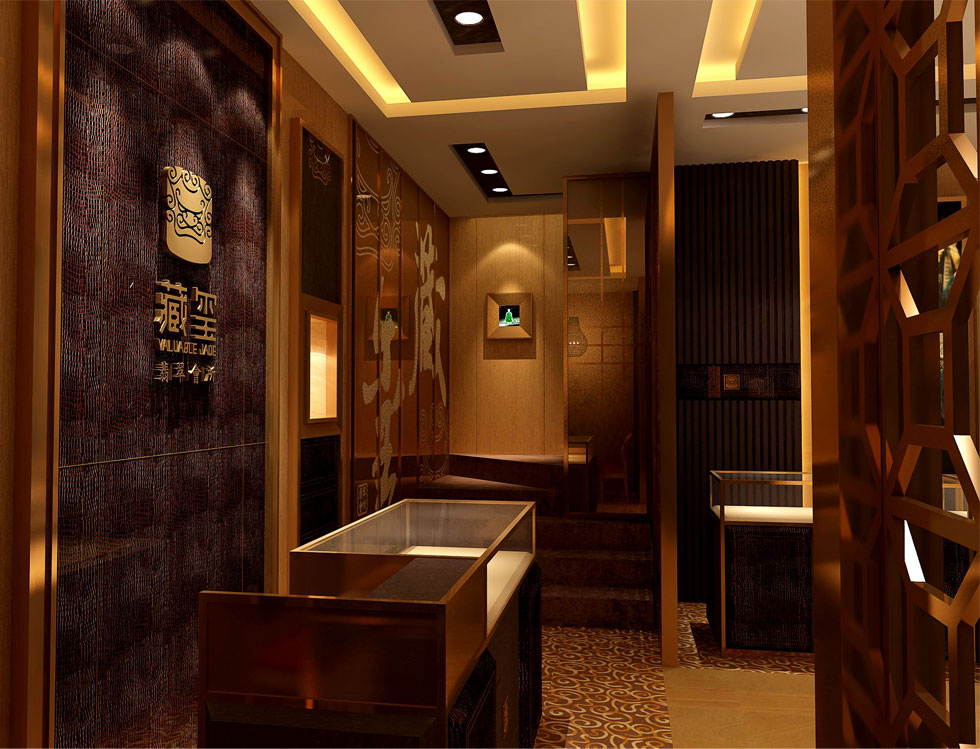 Chinese jewelry store design