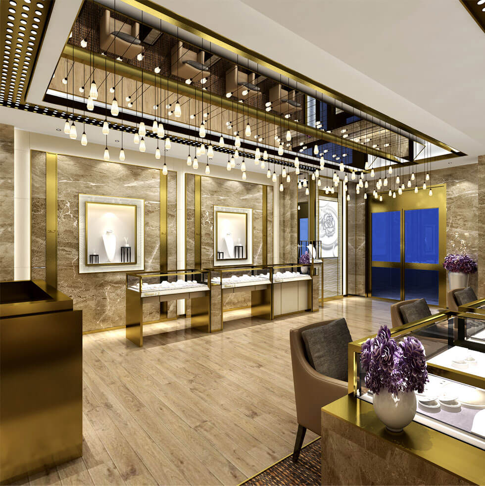Diamond retail store design