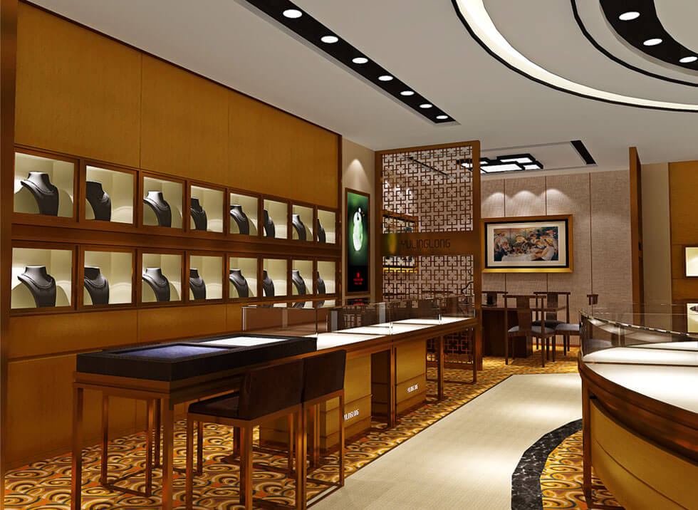 jewelry store design for jade nephritoid