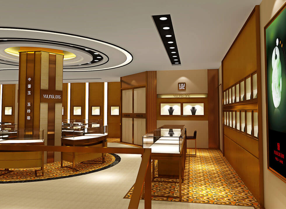 jewelry store design for jade nephritoid
