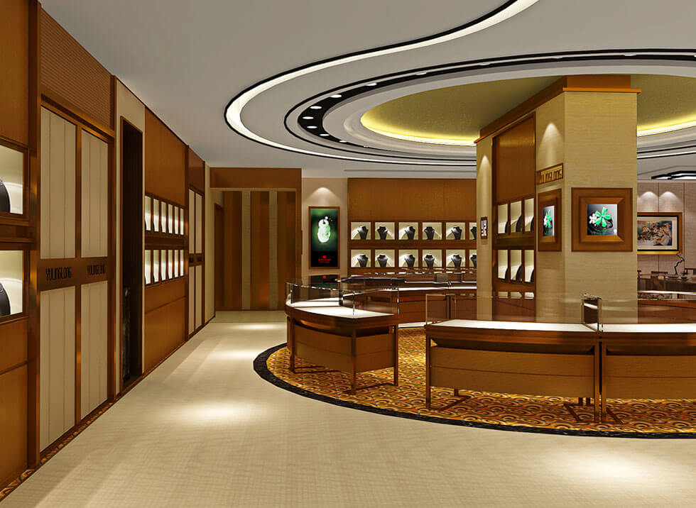 jewelry store design for jade nephritoid