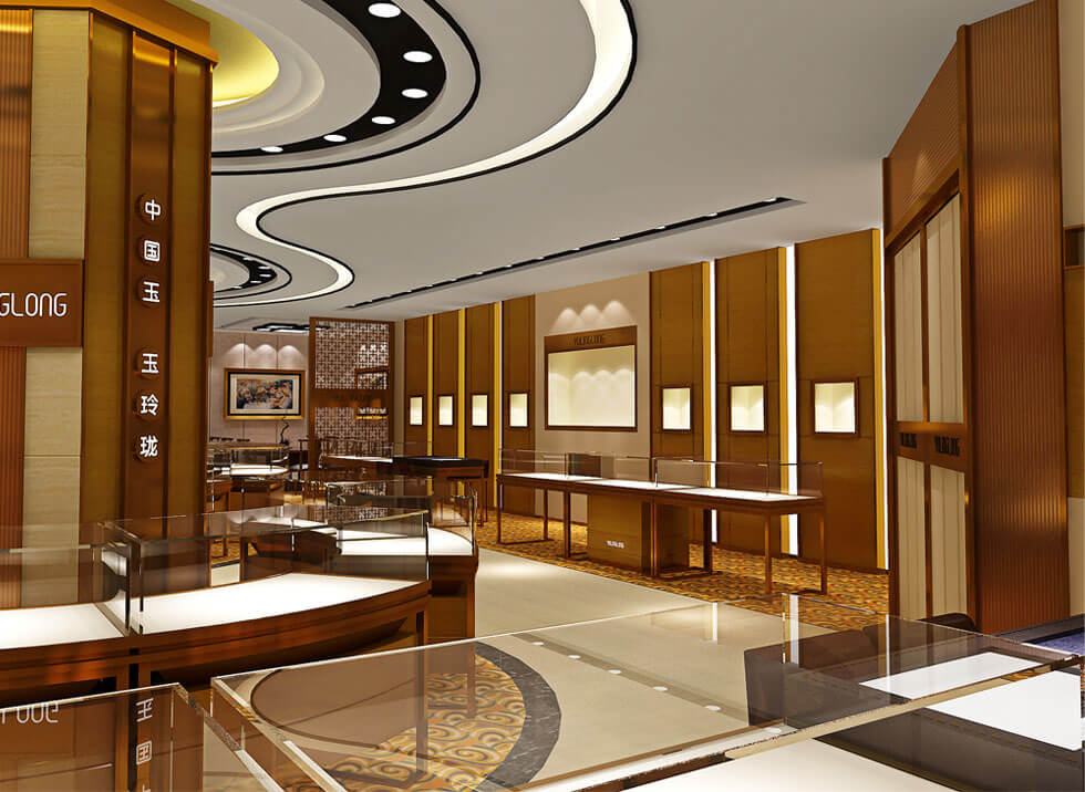 jewelry store design for jade nephritoid