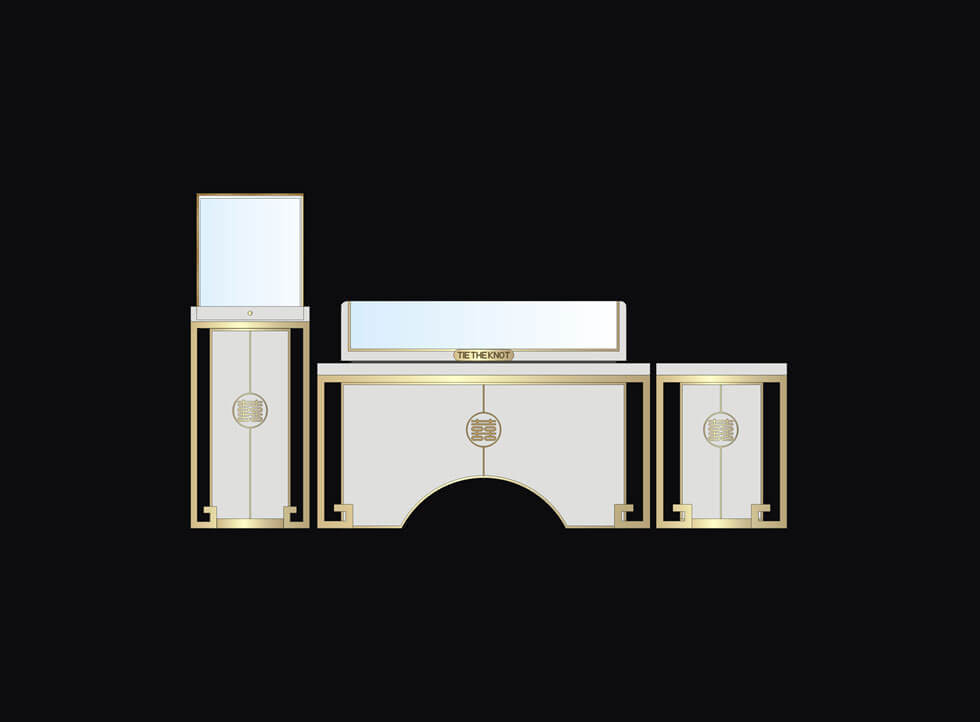  jewelry showcase design for wedding ring