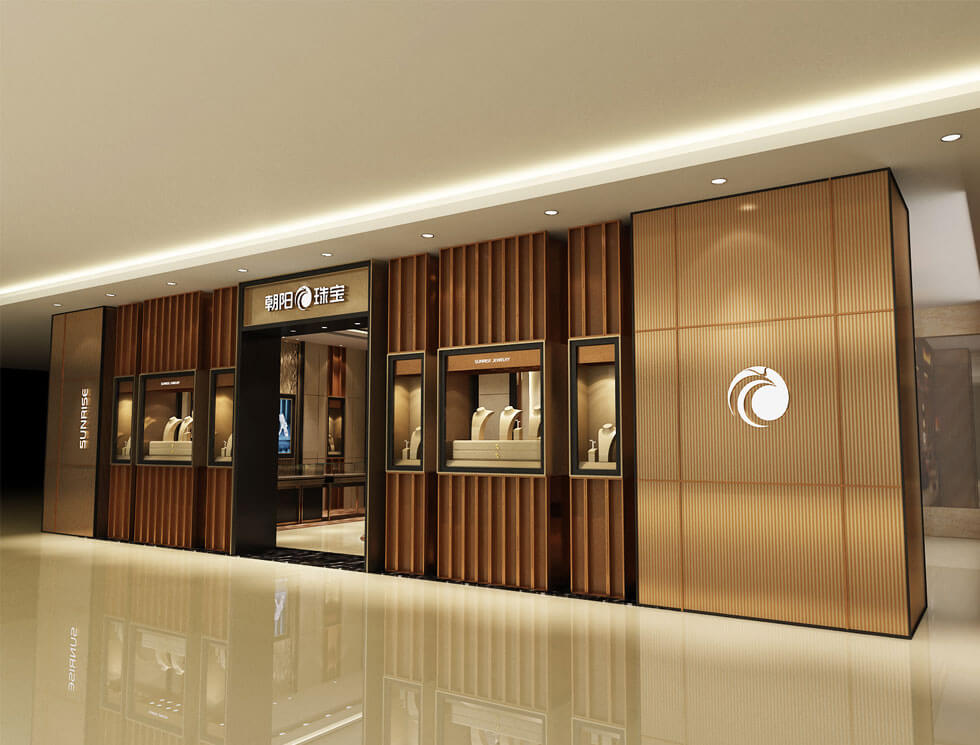 Jewelry store design for mall