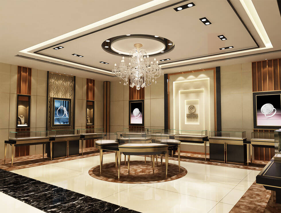 Jewelry store design for mall