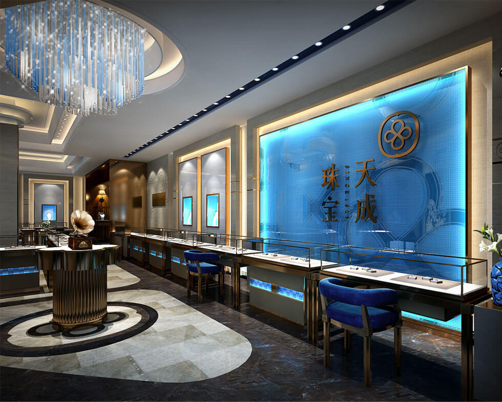 jewelry showroom interior design
