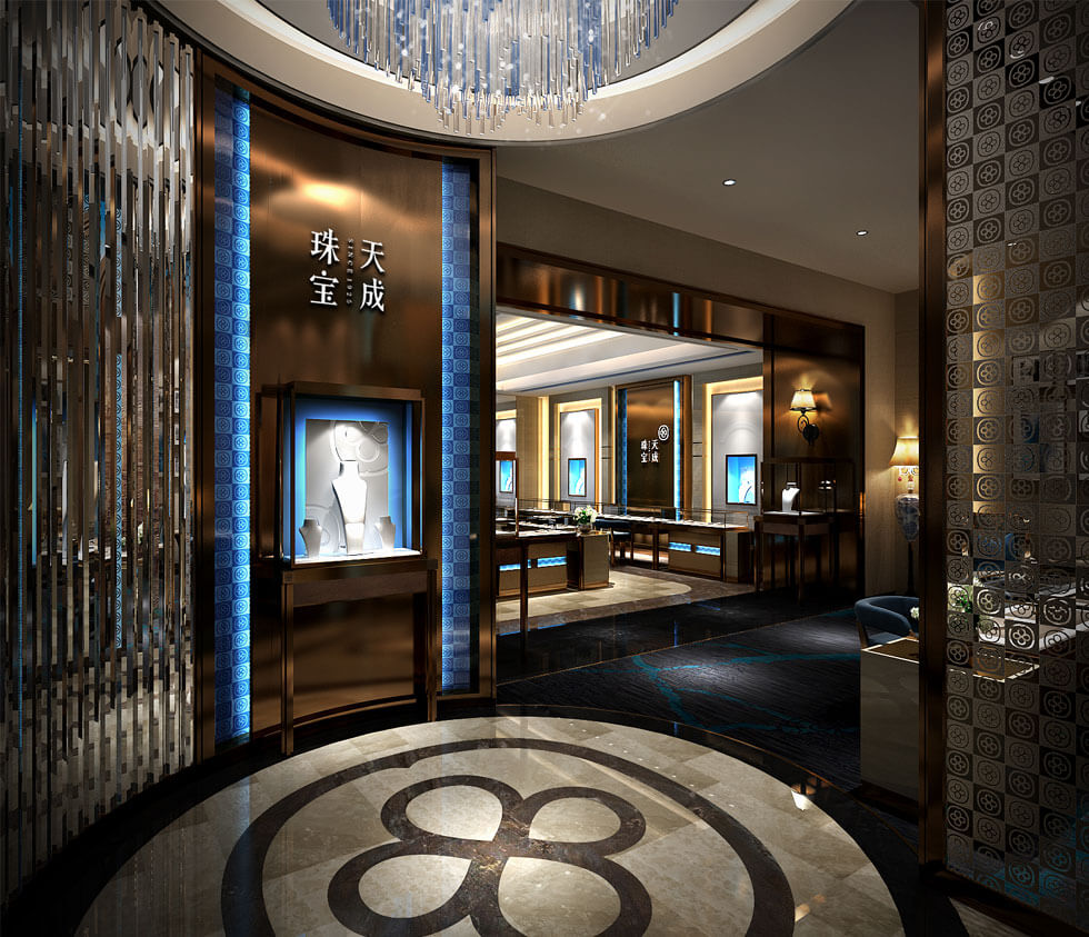 jewelry showroom interior design
