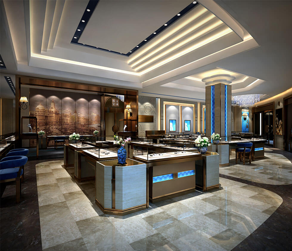 jewelry showroom interior design
