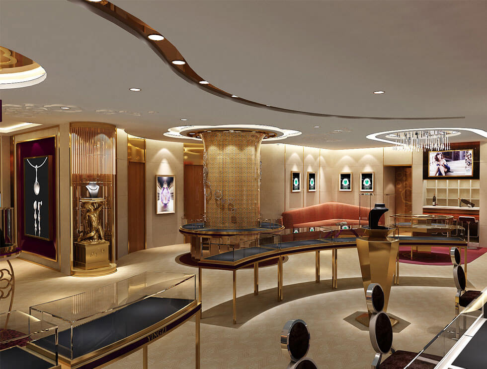 luxury retail jewelry store design