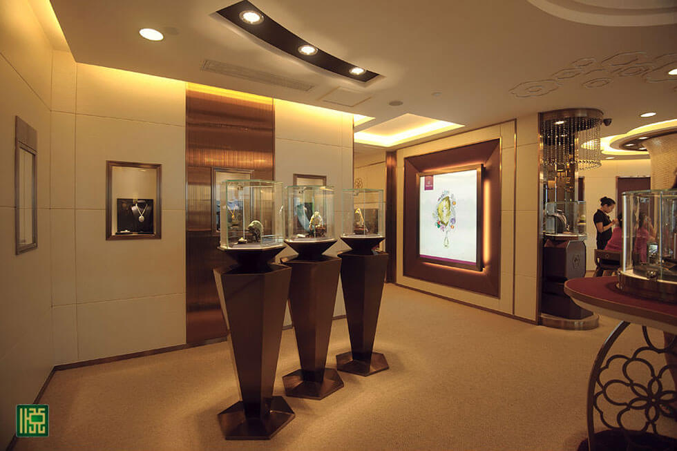 luxury retail jewelry store design