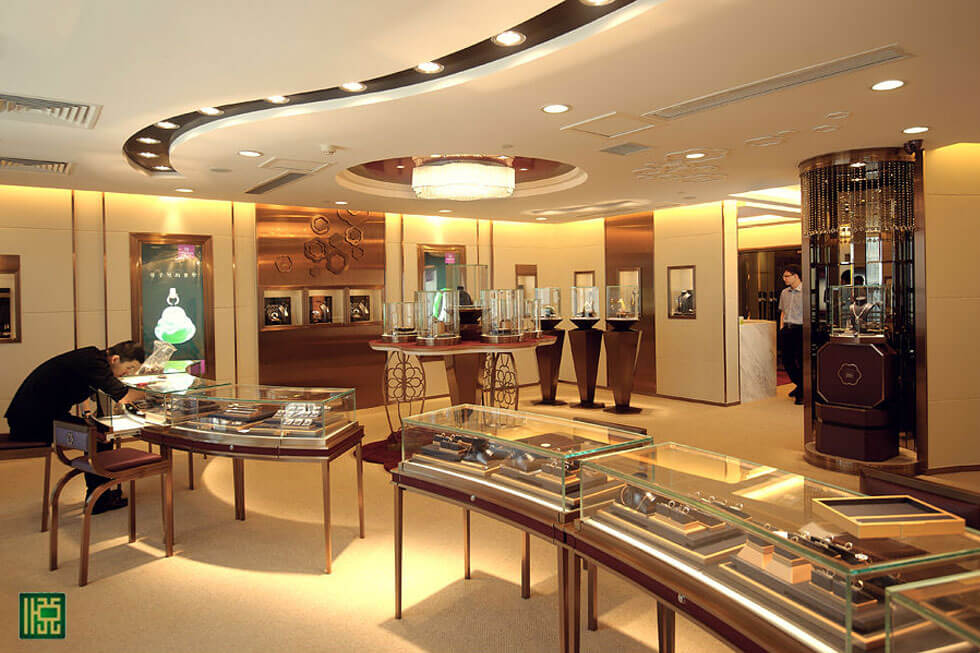 luxury retail jewelry store design
