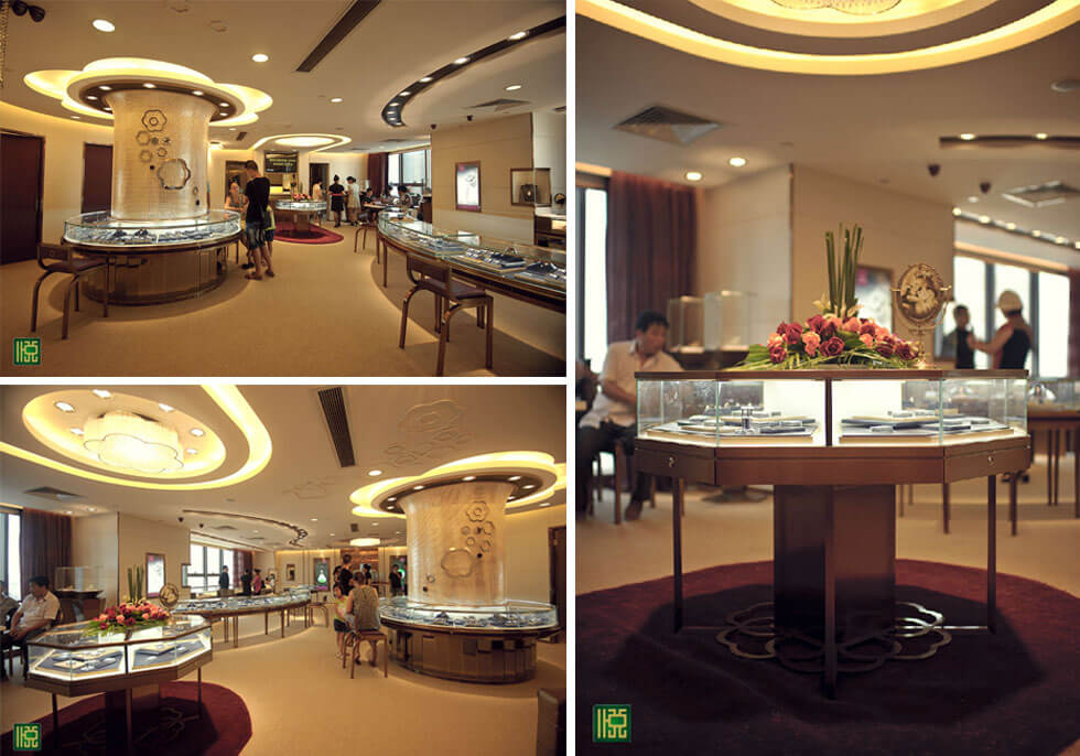 luxury retail jewelry store design