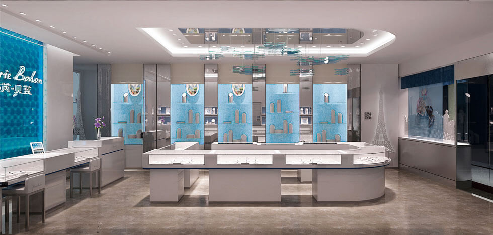 Jewelry Showroom Interior Design