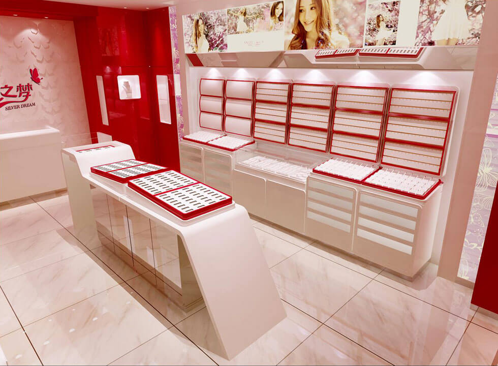 silver jewelry store design