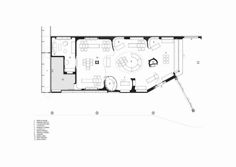 jewelry shop floor plan design