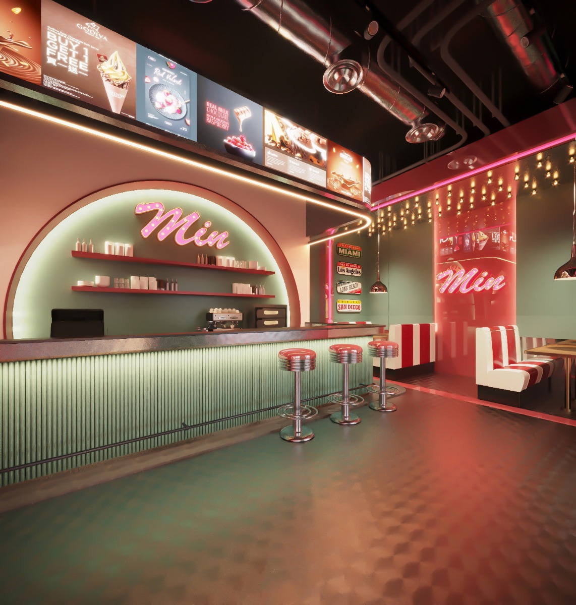 Retro Coffee Shop