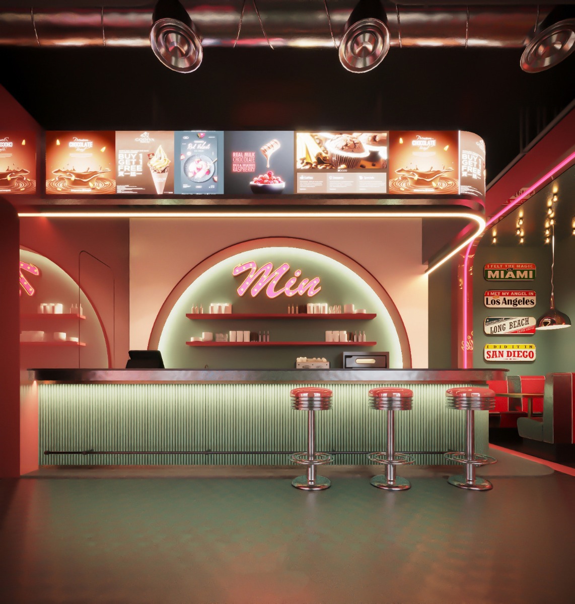Retro Coffee Shop