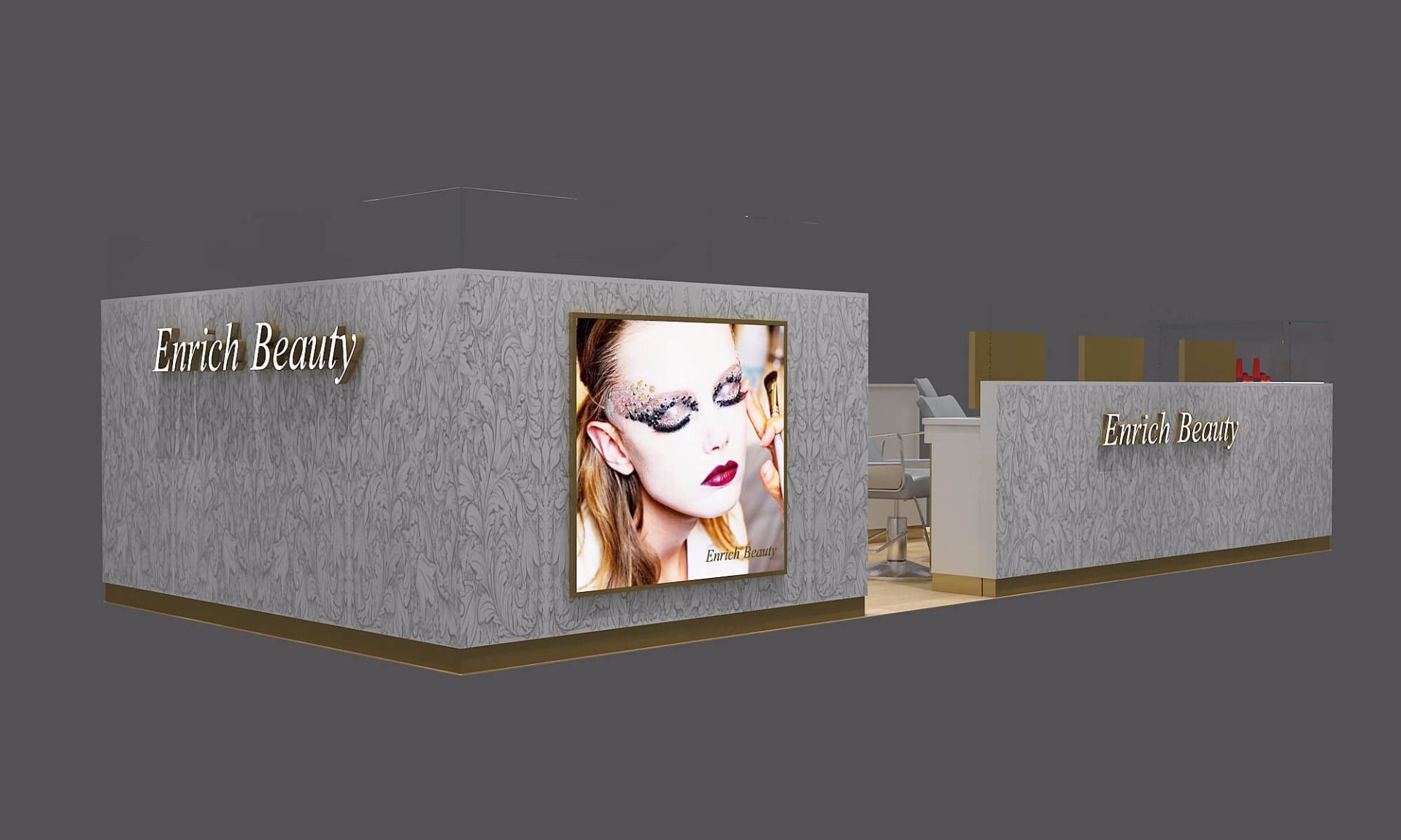 eyebrow kiosk